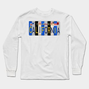 California License Plates Long Sleeve T-Shirt